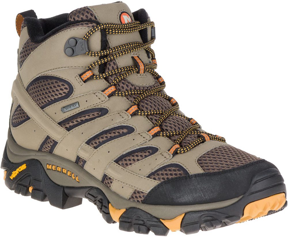 Botas Homem - Merrell Moab 2 Mid Gore-Tex® - Marrom - YDH190428